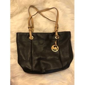 Michael Kors Black Leather Bag